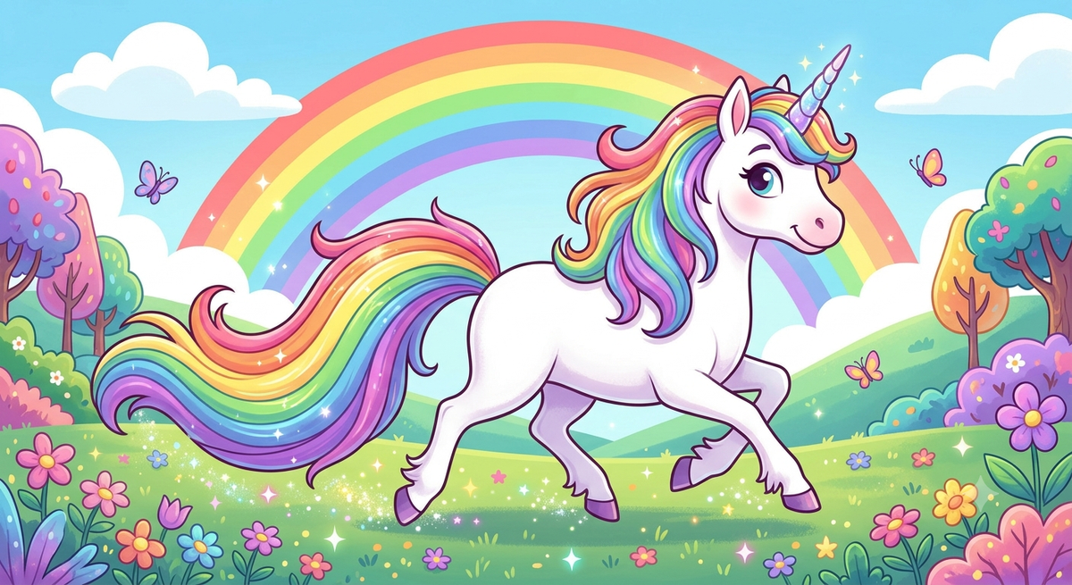Personalisierter Brief von einem Einhorn